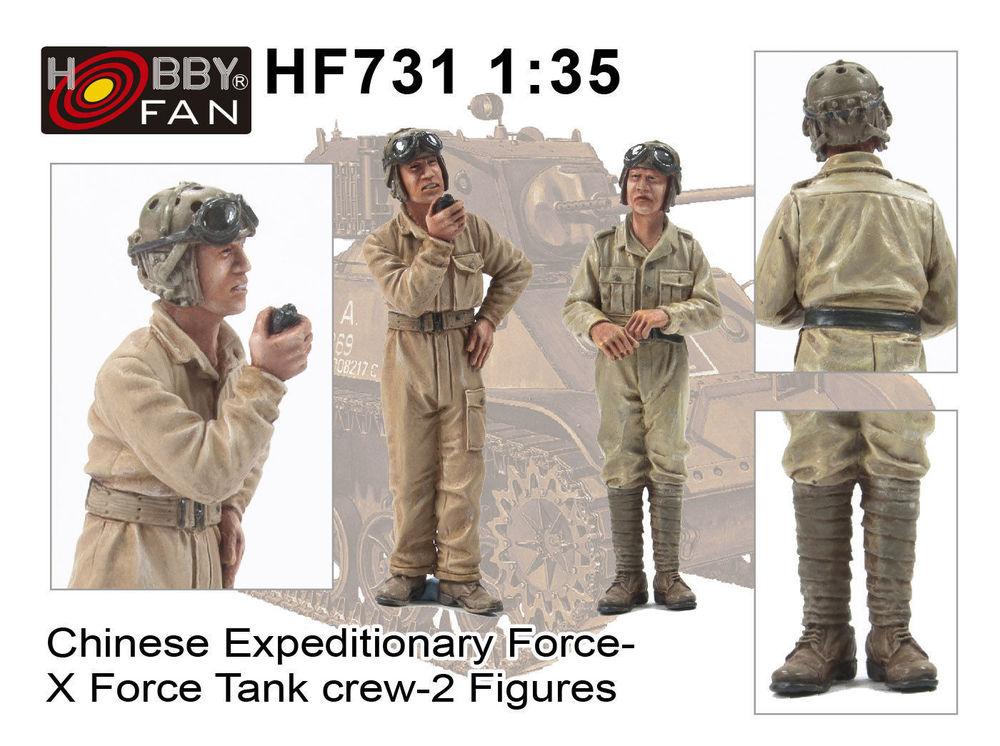 in figure günstig Kaufen-Chinese Expeditionary Force-XForce Tank Crew-2 Figures. Chinese Expeditionary Force-XForce Tank Crew-2 Figures <![CDATA[Hobby Fan / HF731 / 1:35]]>. 