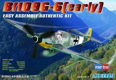 mit 25 günstig Kaufen-Messerschmitt Bf 109 G-6 (early). Messerschmitt Bf 109 G-6 (early) <![CDATA[HobbyBoss / 80225 / 1:72]]>. 