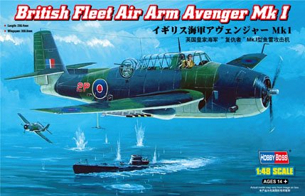 Avenger 1 günstig Kaufen-British Fleet Air Arm Avenger Mk 1. British Fleet Air Arm Avenger Mk 1 <![CDATA[HobbyBoss / 80331 / 1:48]]>. 