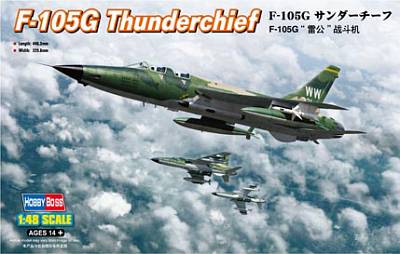 105 E  günstig Kaufen-F-105G Thunderchief. F-105G Thunderchief <![CDATA[HobbyBoss / 80333 / 1:48]]>. 