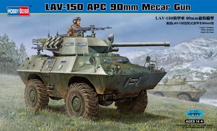 150 MM günstig Kaufen-LAV-150 APC 90mm Mecar Gun. LAV-150 APC 90mm Mecar Gun <![CDATA[HobbyBoss / 82421 / 1:35]]>. 