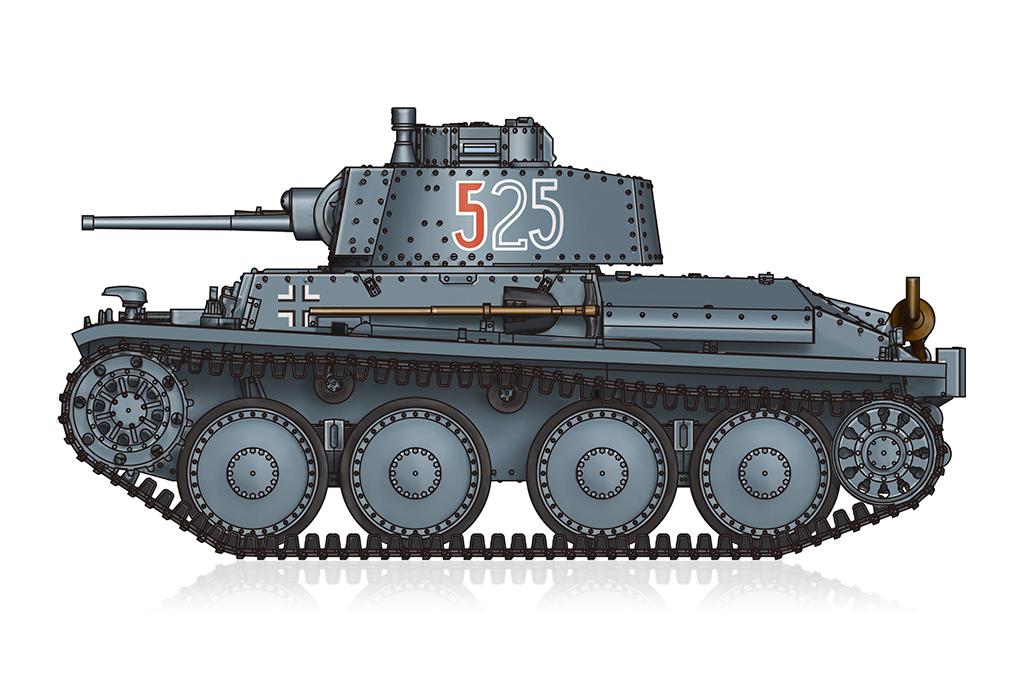 SF 6 günstig Kaufen-German PzKpfw 38(t) Ausf.E/F. German PzKpfw 38(t) Ausf.E/F <![CDATA[HobbyBoss / 82956 / 1:72]]>. 