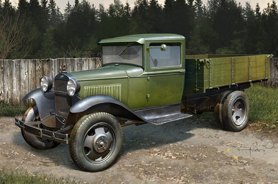 Truck günstig Kaufen-Soviet GAZ-AA Cargo Truck. Soviet GAZ-AA Cargo Truck <![CDATA[HobbyBoss / 83836 / 1:35]]>. 