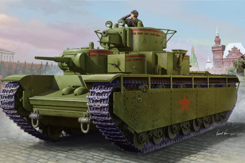Soviet  günstig Kaufen-Soviet T-35 Heavy Tank-Early. Soviet T-35 Heavy Tank-Early <![CDATA[HobbyBoss / 83841 / 1:35]]>. 