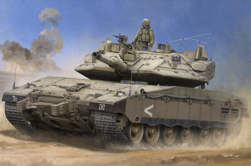 MERKAVA günstig Kaufen-IDF Merkava Mk IV w/Trophy. IDF Merkava Mk IV w/Trophy <![CDATA[HobbyBoss / 84523 / 1:35]]>. 