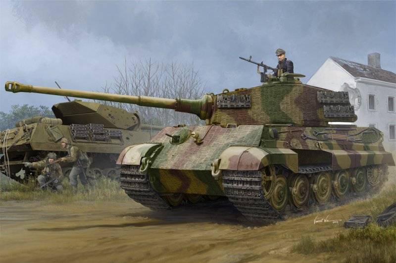 CT 1 günstig Kaufen-Pz.Kpfw.VI Sd.Kfz.182 Tiger II (Henschel 1944 Production) w/Zimmerit. Pz.Kpfw.VI Sd.Kfz.182 Tiger II (Henschel 1944 Production) w/Zimmerit <![CDATA[HobbyBoss / 84531 / 1:35]]>. 
