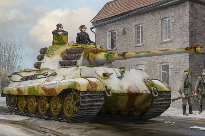 18 o  günstig Kaufen-Pz.Kpfw.VI Sd.Kfz.182 Tiger II (Henschel Feb-1945 Production). Pz.Kpfw.VI Sd.Kfz.182 Tiger II (Henschel Feb-1945 Production) <![CDATA[HobbyBoss / 84532 / 1:35]]>. 