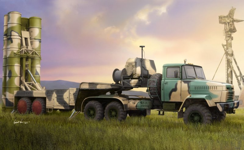 RUSSIAN günstig Kaufen-Russian KrAZ-260B Trctor w. 5P85TE TEL S-300PMU. Russian KrAZ-260B Trctor w. 5P85TE TEL S-300PMU <![CDATA[HobbyBoss / 85511 / 1:35]]>. 