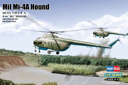 Hobby und günstig Kaufen-Mil Mi-4A Hound A. Mil Mi-4A Hound A <![CDATA[HobbyBoss / 87226 / 1:72]]>. 