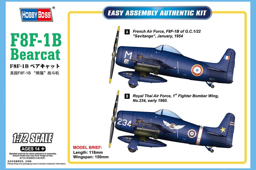 F8F 2 günstig Kaufen-F8F-1B Bearcat. F8F-1B Bearcat <![CDATA[HobbyBoss / 87268 / 1:72]]>. 