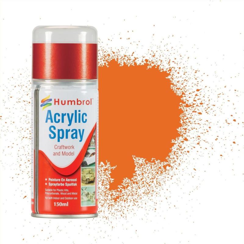 Orange  günstig Kaufen-Humbrol Acryl-Spray  018 - Orange glänzend, 150 ml. Humbrol Acryl-Spray  018 - Orange glänzend, 150 ml <![CDATA[Humbrol / AD6018]]>. 