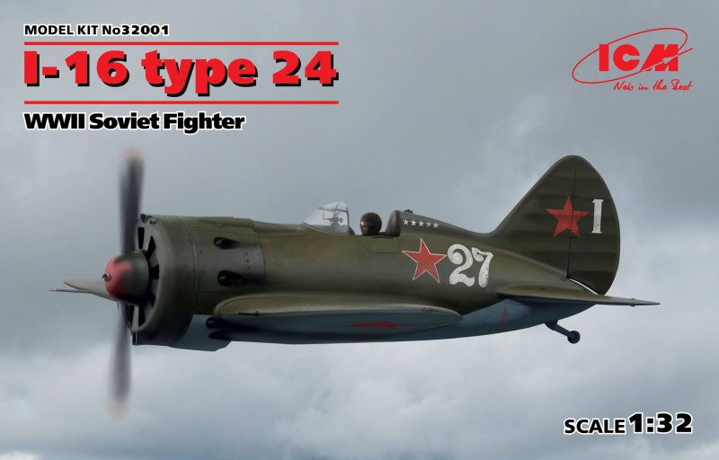 00 4  günstig Kaufen-I-16 type 24 WWII Soviet Fighter. I-16 type 24 WWII Soviet Fighter <![CDATA[ICM / 32001 / 1:32]]>. 