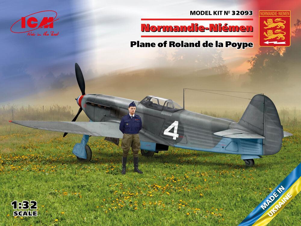 de Normandie günstig Kaufen-Normandie-Niemen - Plane of Roland de la Poype (Yak-9T). Normandie-Niemen - Plane of Roland de la Poype (Yak-9T) <![CDATA[ICM / 32093 / 1:32]]>. 