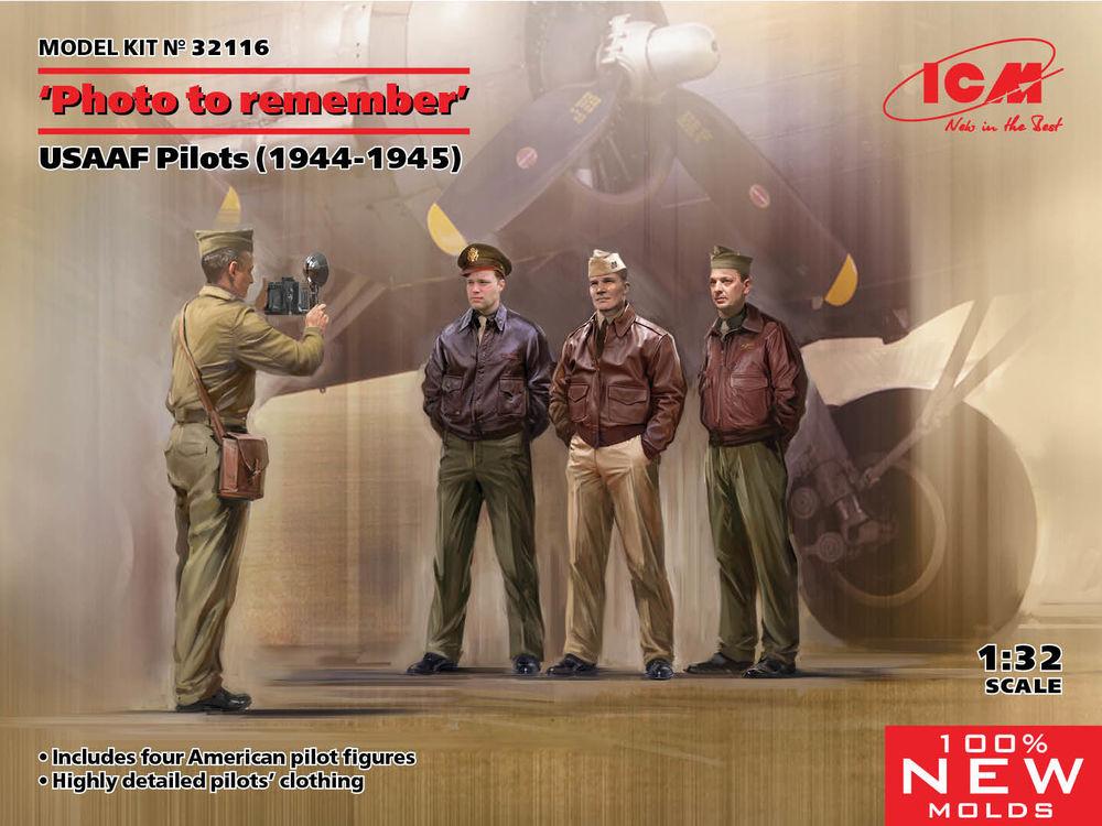 45 cm günstig Kaufen-Photo to remember - USAAF Pilots (1944-1945). Photo to remember - USAAF Pilots (1944-1945) <![CDATA[ICM / 32116 / 1:32]]>. 