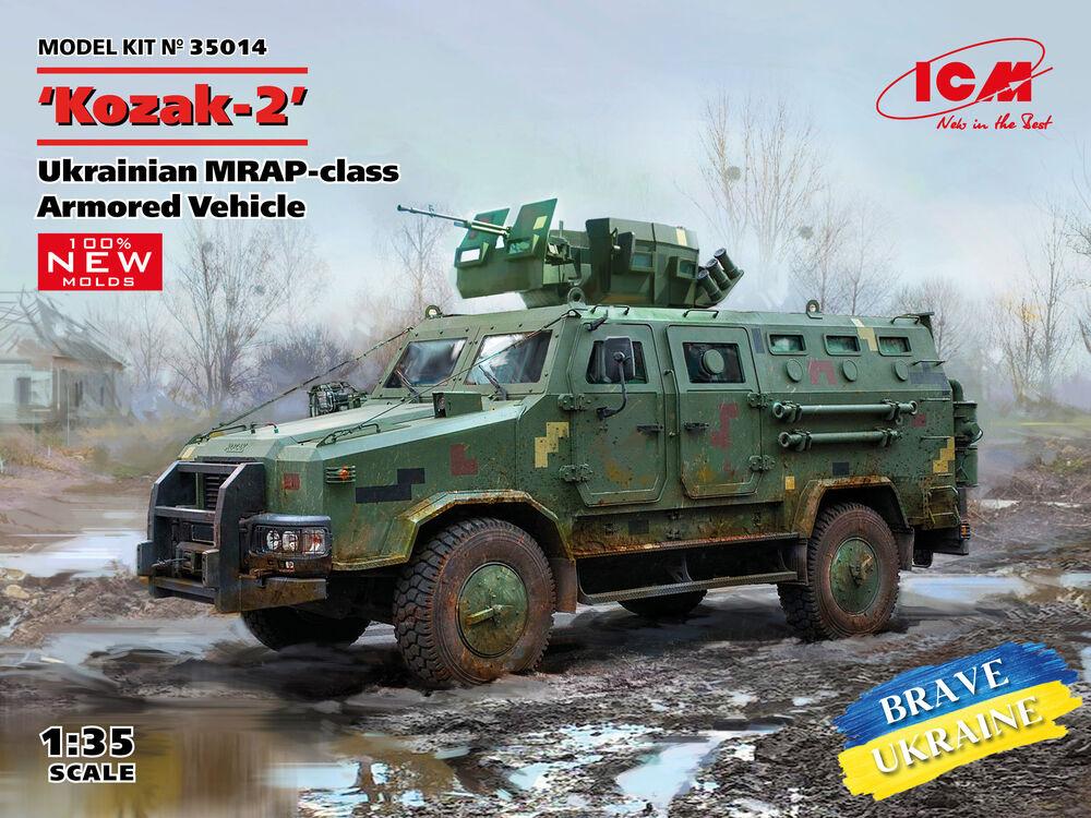 MRAP Vehicle günstig Kaufen-Kozak-2, Ukrainian MRAP-class Armored Vehicle. Kozak-2, Ukrainian MRAP-class Armored Vehicle <![CDATA[ICM / 35014 / 1:35]]>. 