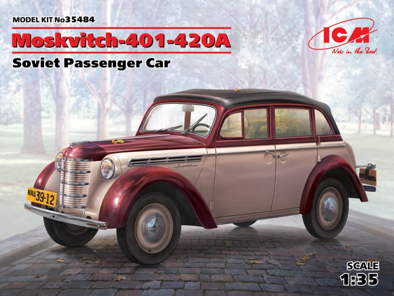 20 484 günstig Kaufen-Moskvitch-401-420A - Soviet Passenger Car. Moskvitch-401-420A - Soviet Passenger Car <![CDATA[ICM / 35484 / 1:35]]>. 