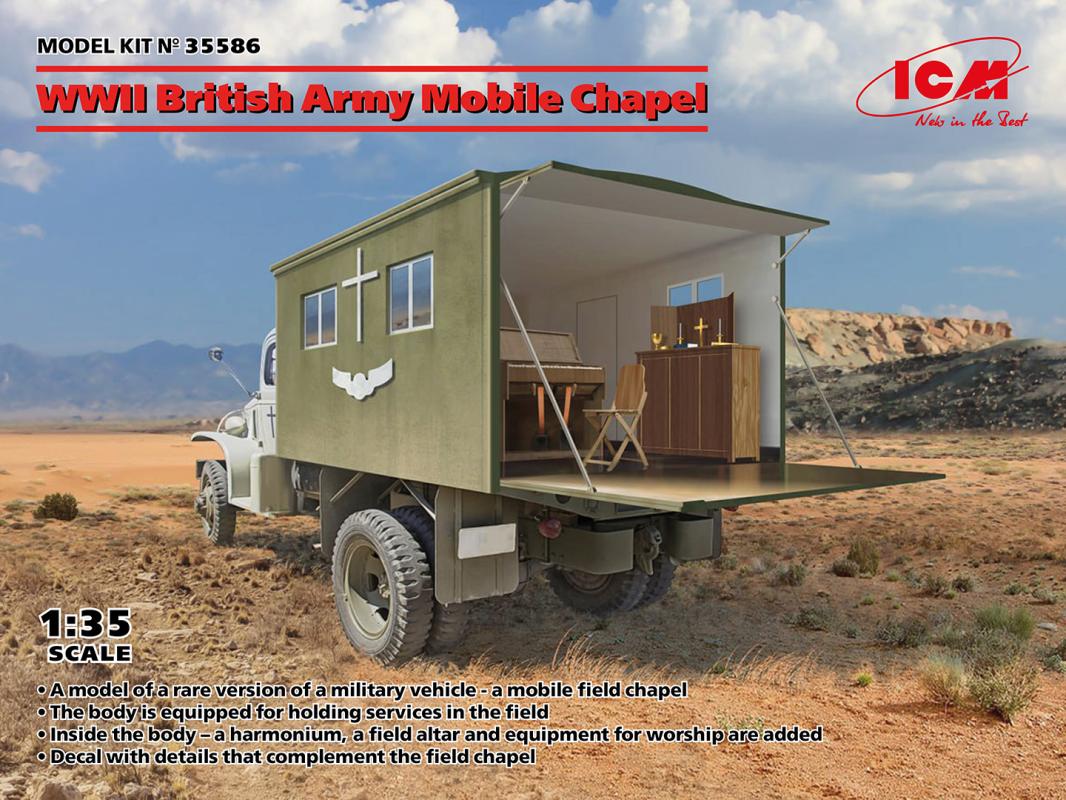 4823044410538 - WWII British Army Mobile Chapel 4823044410538 - WWII British Army Mobile Chapel