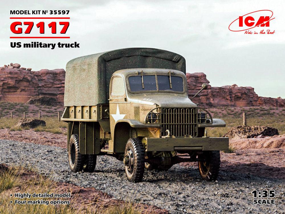 US Military günstig Kaufen-G7117, US military truck. G7117, US military truck <![CDATA[ICM / 35597 / 1:35]]>. 