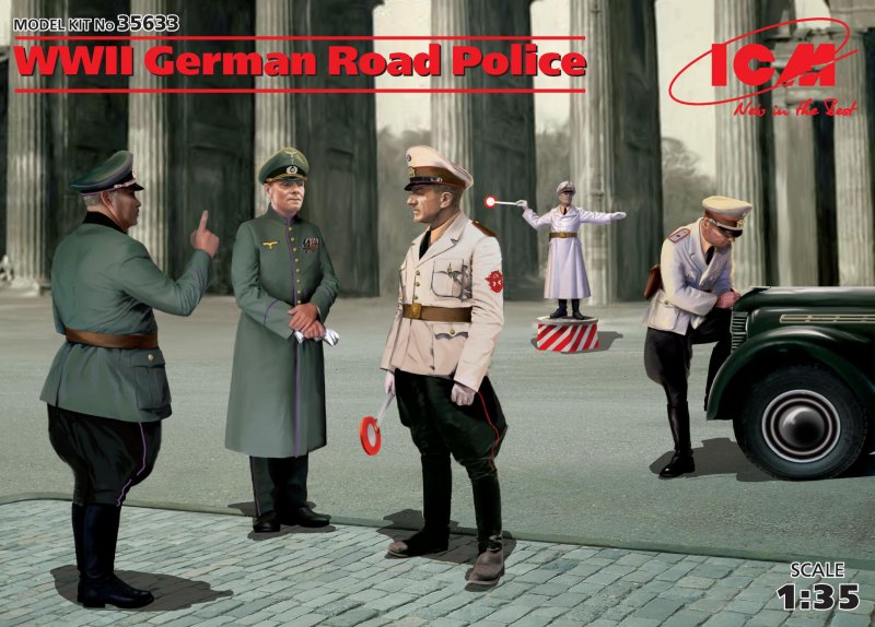 WWII günstig Kaufen-WWII German Road Police. WWII German Road Police <![CDATA[ICM / 435633 / 1:35]]>. 