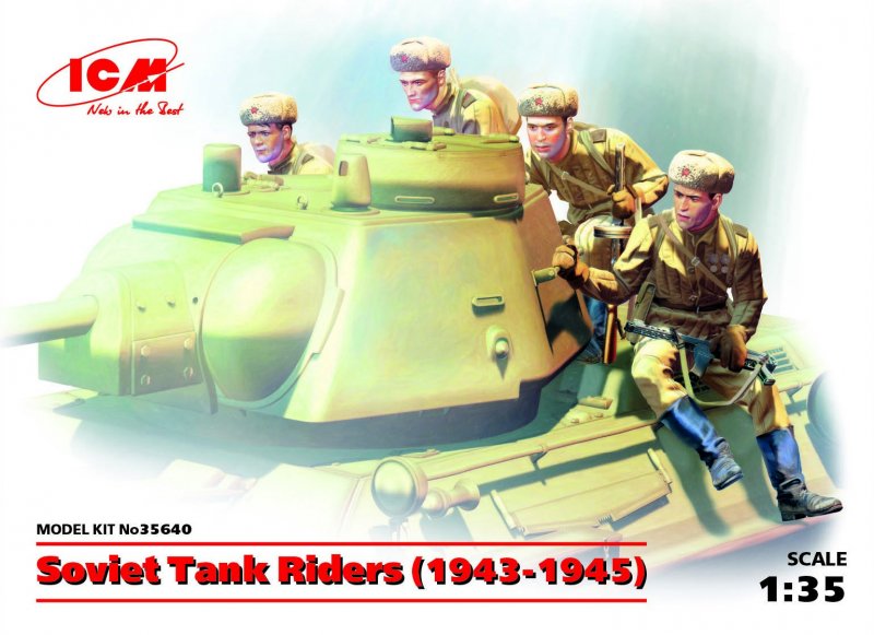 45 cm günstig Kaufen-Soviet Tank Riders 1943-1945. Soviet Tank Riders 1943-1945 <![CDATA[ICM / 35640 / 1:35]]>. 