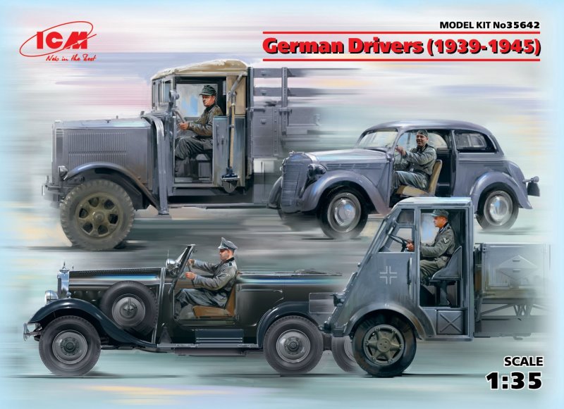 1945 günstig Kaufen-German Drivers (1939-1945) (4 Figuren). German Drivers (1939-1945) (4 Figuren) <![CDATA[ICM / 35642 / 1:35]]>. 