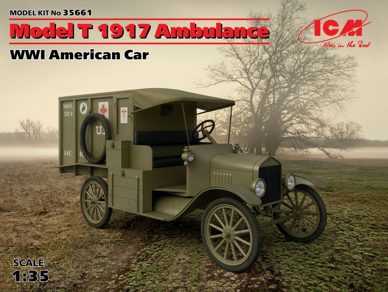 Ford günstig Kaufen-Ford T 1914, Ambulanzwagen. Ford T 1914, Ambulanzwagen <![CDATA[ICM / 435661 / 1:35]]>. 