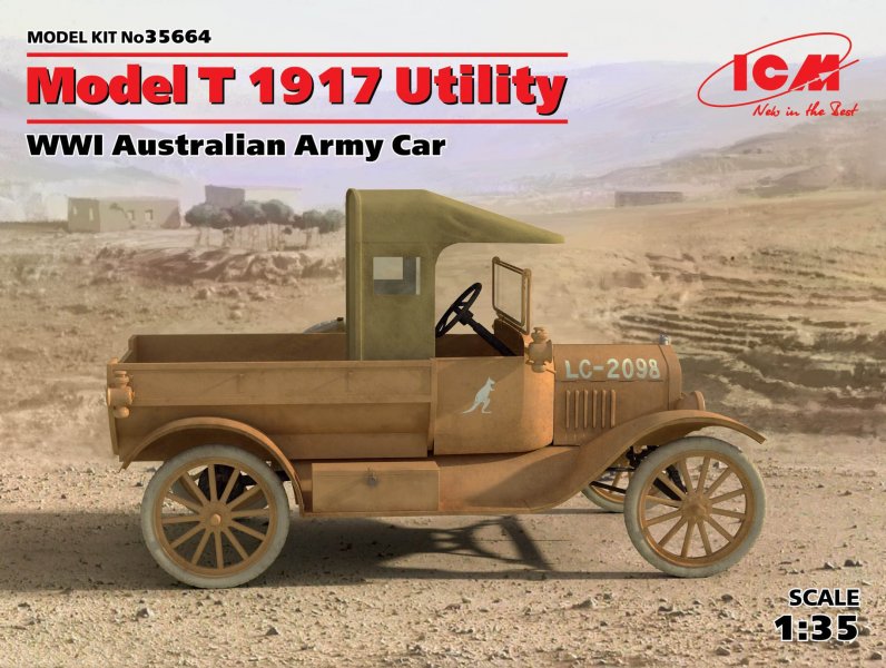 17 cm günstig Kaufen-Model T 1917 Utility WWI Australian Army Car. Model T 1917 Utility WWI Australian Army Car <![CDATA[ICM / 35664 / 1:35]]>. 