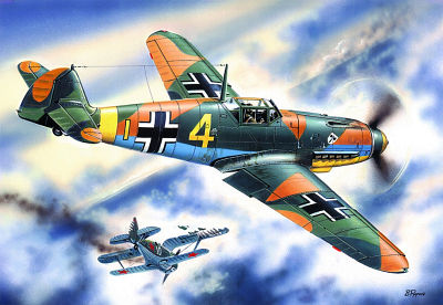 Messerschmitt Bf günstig Kaufen-Messerschmitt Bf 109 F-4. Messerschmitt Bf 109 F-4 <![CDATA[ICM / 448103 / 1:48]]>. 