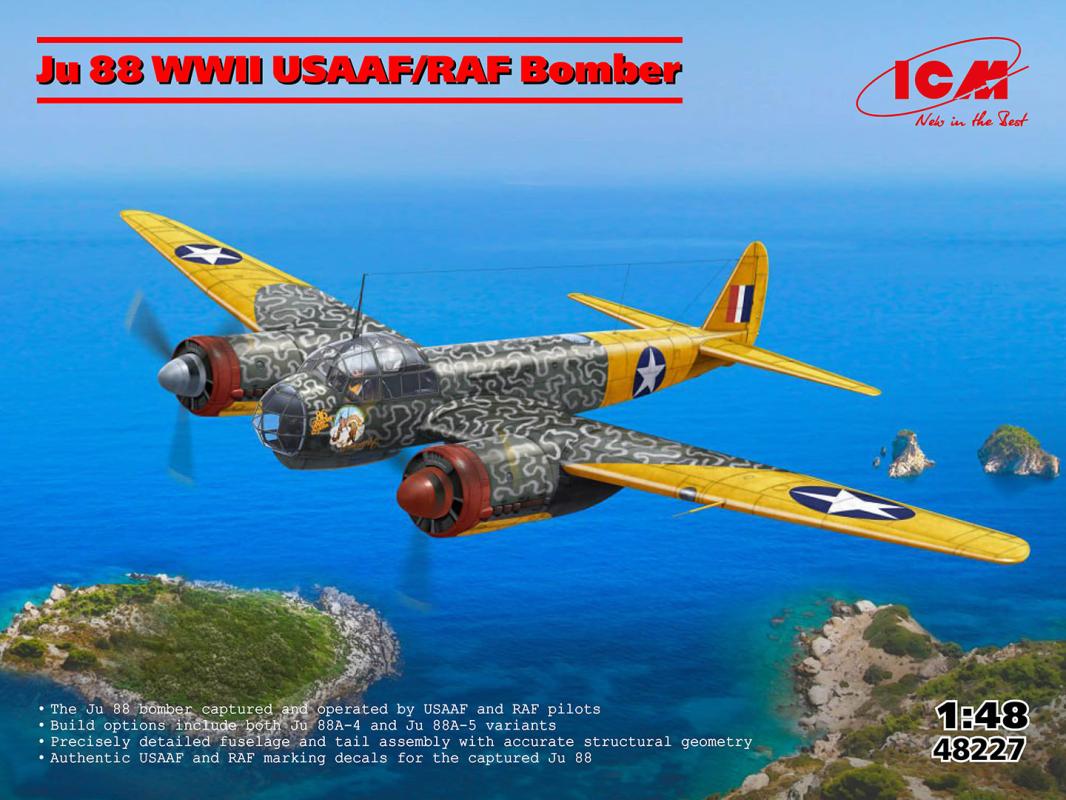4823044411399 - Junkers Ju 88 WWII USAAF RAF Bomber 4823044411399 - Junkers Ju 88 WWII USAAF RAF Bomber