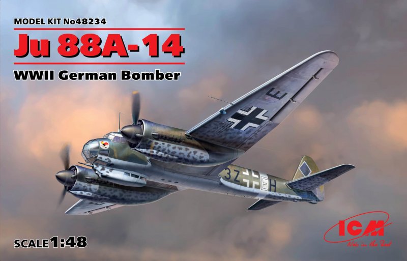 Junkers JU günstig Kaufen-Junkers Ju 88 A-14. Junkers Ju 88 A-14 <![CDATA[ICM / 448234 / 1:48]]>. 