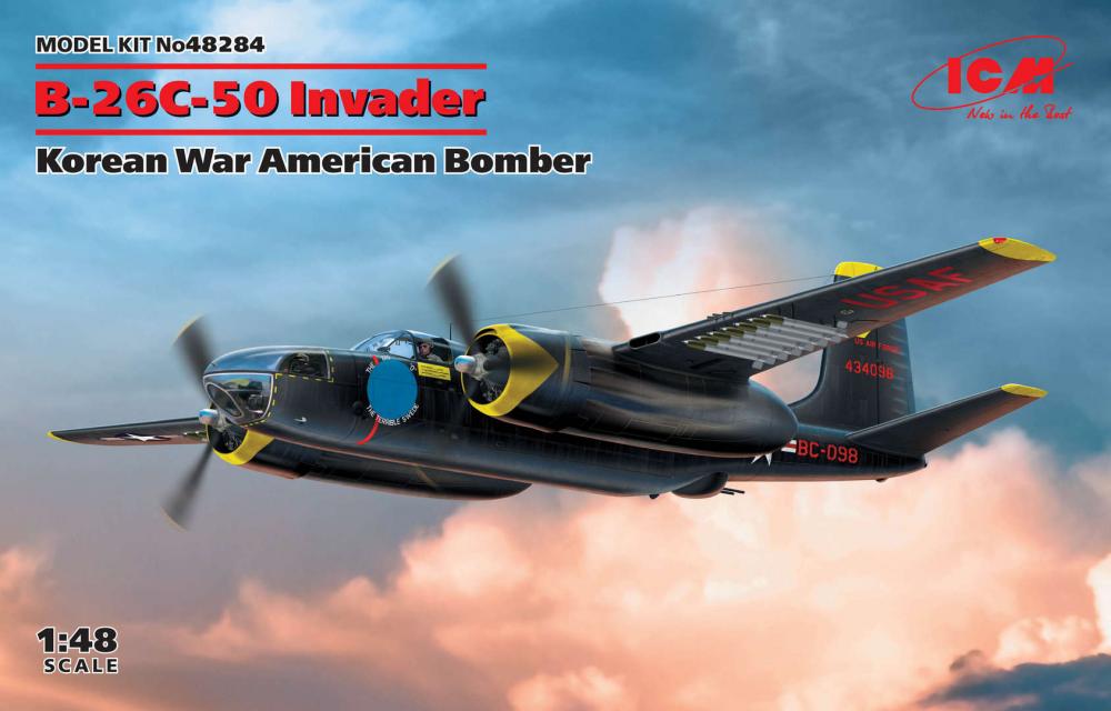 28 a  günstig Kaufen-B-26-50 Invader, Korean War American Bomber. B-26-50 Invader, Korean War American Bomber <![CDATA[ICM / 48284 / 1:48]]>. 