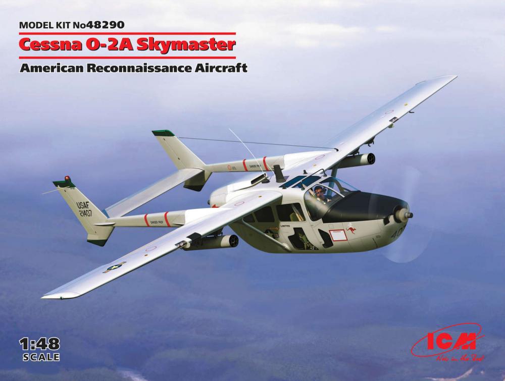 2A Skymaster günstig Kaufen-Cessna O-2A Skymaster,American Reconnaissance Aircraft. Cessna O-2A Skymaster,American Reconnaissance Aircraft <![CDATA[ICM / 48290 / 1:48]]>. 