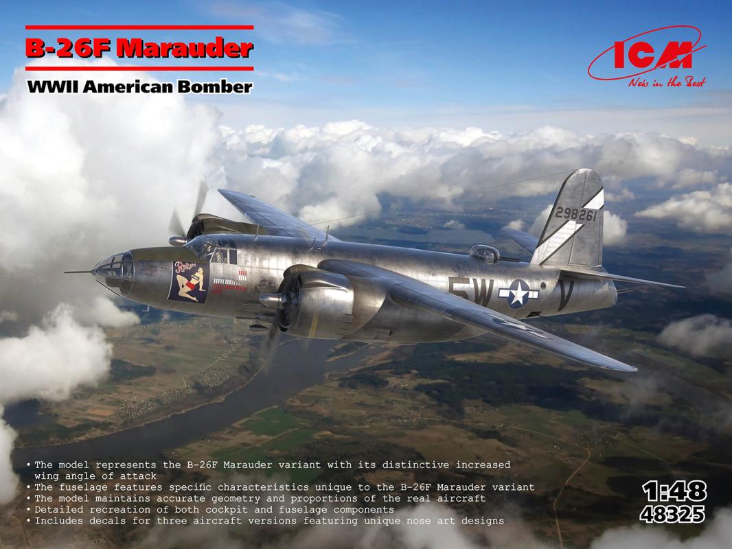 4823044411337 - B-26F Marauder - WWII American Bomber 4823044411337 - B-26F Marauder - WWII American Bomber