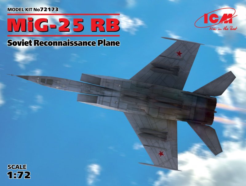 73 cm günstig Kaufen-MiG-25 RB,Soviet Reconnaissance Plane. MiG-25 RB,Soviet Reconnaissance Plane <![CDATA[ICM / 72173 / 1:72]]>. 