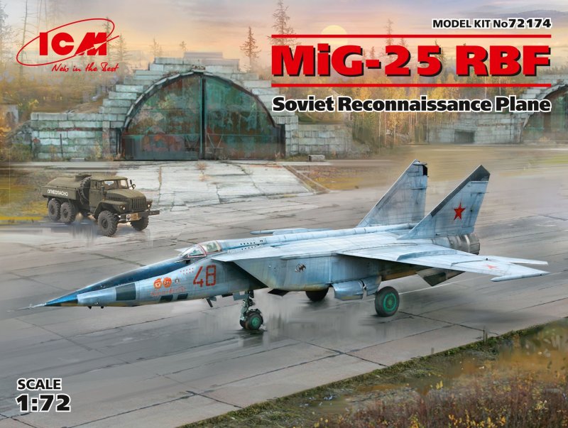 Soviet  günstig Kaufen-MiG-25 RBF - Soviet Reconnaissance Plane. MiG-25 RBF - Soviet Reconnaissance Plane <![CDATA[ICM / 72174 / 1:72]]>. 