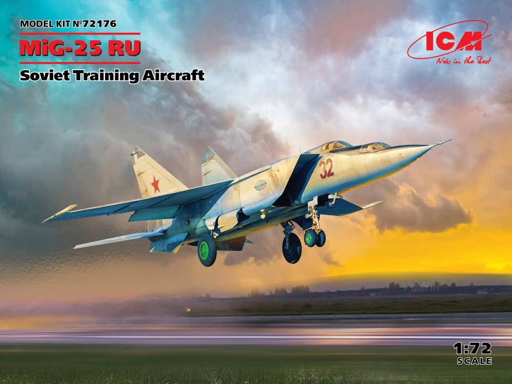 CR 1 günstig Kaufen-MiG-25 RU, Soviet Training Aircraft. MiG-25 RU, Soviet Training Aircraft <![CDATA[ICM / 72176 / 1:72]]>. 