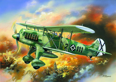 21 IR günstig Kaufen-Heinkel He 51 B1 Spanish Airforce. Heinkel He 51 B1 Spanish Airforce <![CDATA[ICM / 472191 / 1:72]]>. 