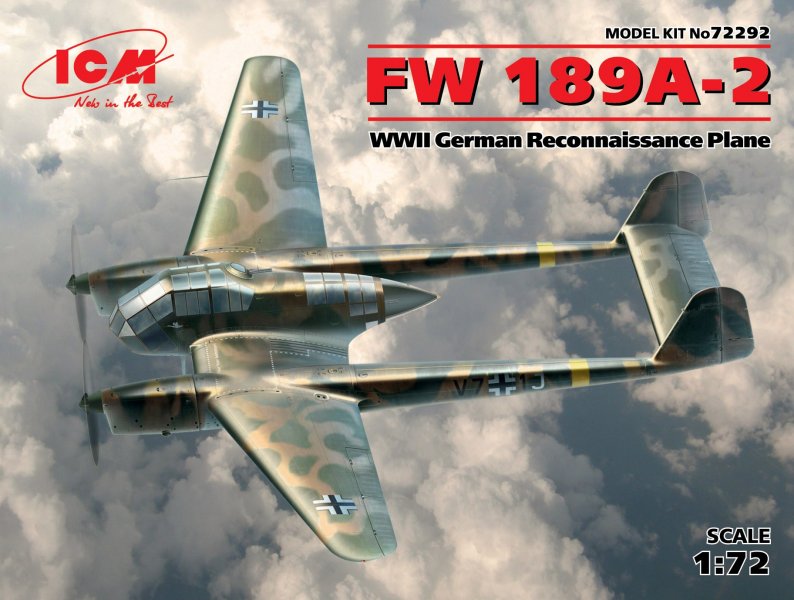 18 o  günstig Kaufen-Focke Wulf FW 189 A-2. Focke Wulf FW 189 A-2 <![CDATA[ICM / 472292 / 1:72]]>. 