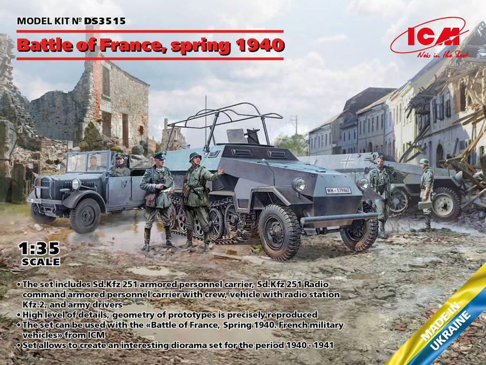 Spring günstig Kaufen-Battle of France, spring 1940. German combat vehicles. Battle of France, spring 1940. German combat vehicles <![CDATA[ICM / DS3515 / 1:35]]>. 