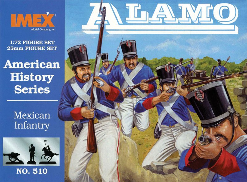 51 x günstig Kaufen-Mexikanische Infanterie - Alamo. Mexikanische Infanterie - Alamo <![CDATA[Imex / 940510 / 1:72]]>. 