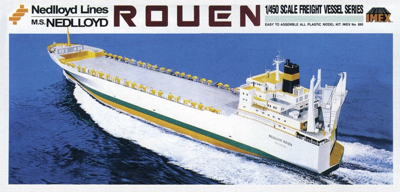 0761963008808 - Imex 940880 - 1 450 ROUEN Nedlloyd Ro-Ro Schiff 0761963008808 - Imex 940880 - 1 450 ROUEN Nedlloyd Ro-Ro Schiff