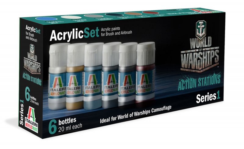 Acryl Set - World of Warships - Camouflage