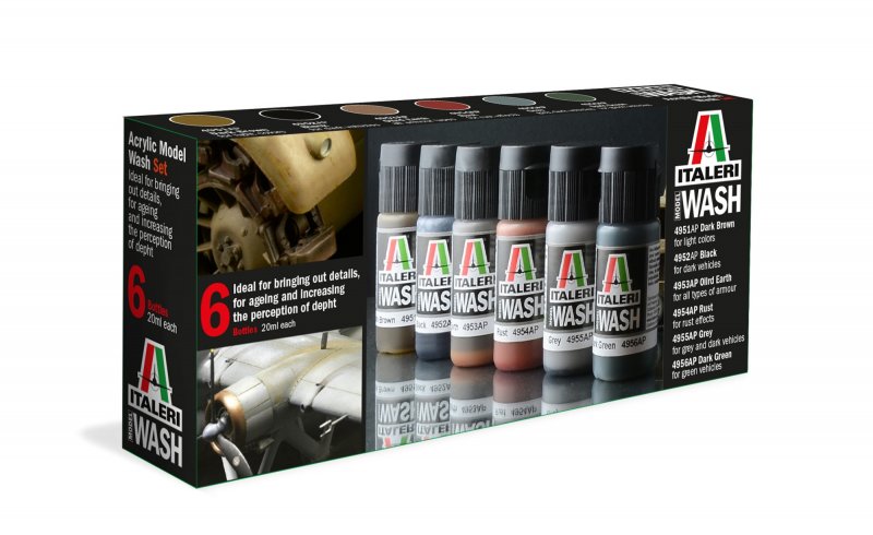 er Set günstig Kaufen-Acryl Model Wash Set. Acryl Model Wash Set <![CDATA[Italeri / 0448AW]]>. 