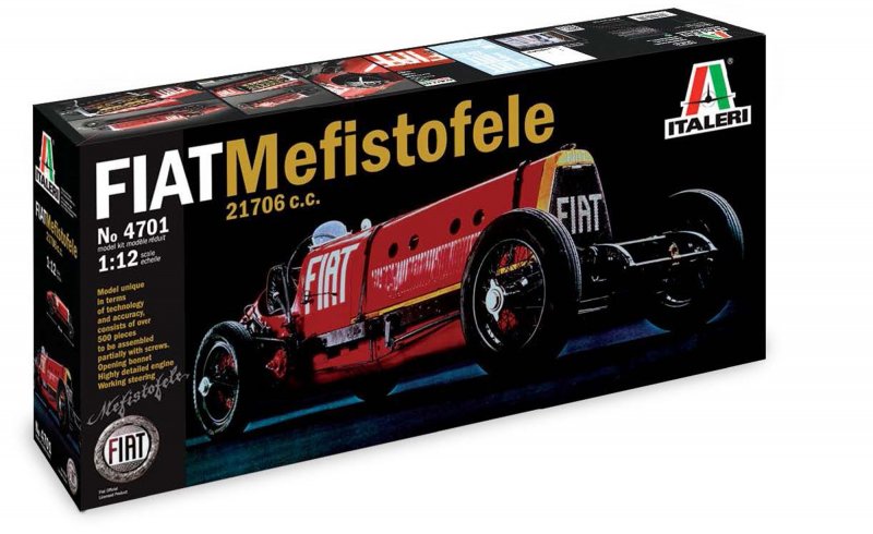 12 i  günstig Kaufen-FIAT Mefistofele 21706c.c. 1923-25. FIAT Mefistofele 21706c.c. 1923-25 <![CDATA[Italeri / 4701 / 1:12]]>. 