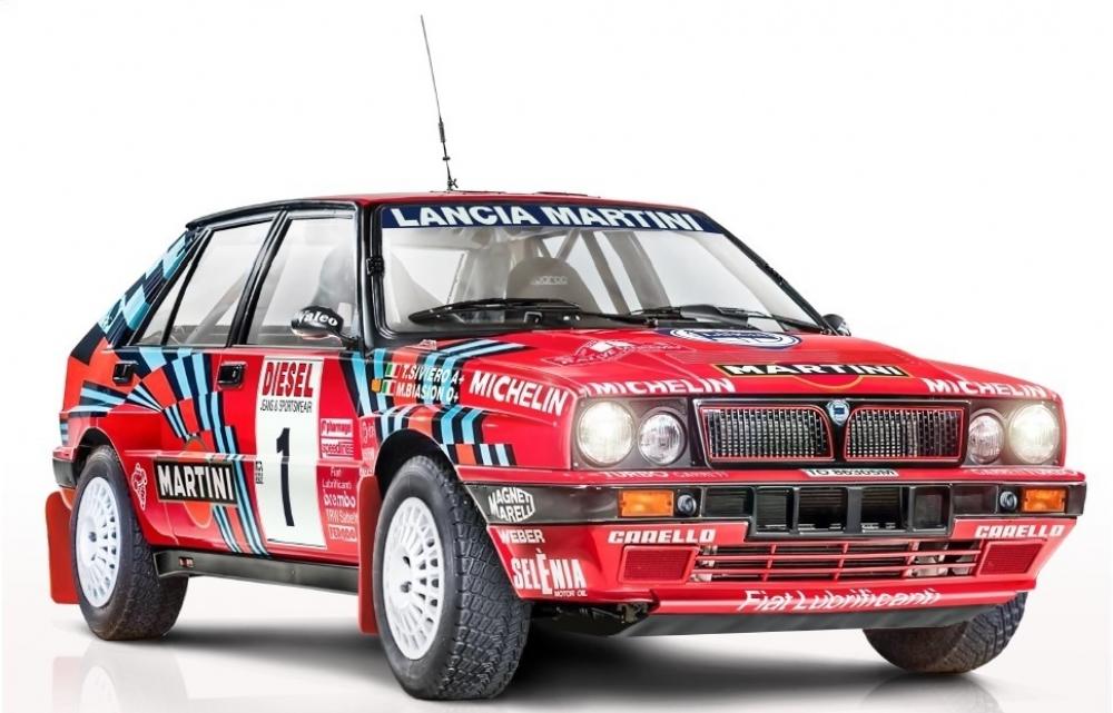 Italeri günstig Kaufen-Lancia DELTA 16VHF integ Sanremo´89. Lancia DELTA 16VHF integ Sanremo´89 <![CDATA[Italeri / 4712 / 1:12]]>. 