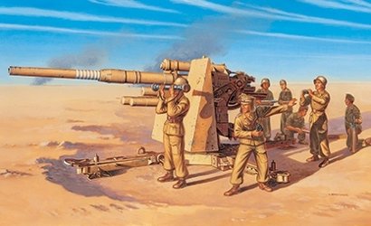 Italeri günstig Kaufen-Fliegerabwehrkanone 37 AA, 8,8cm. Fliegerabwehrkanone 37 AA, 8,8cm <![CDATA[Italeri / 7512 / 1:72]]>. 