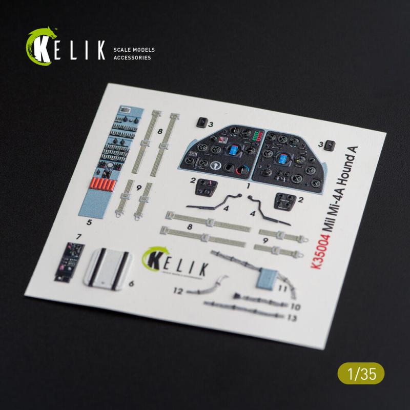 Mi-4 - Interior 3D-Decals [Trumpeter]