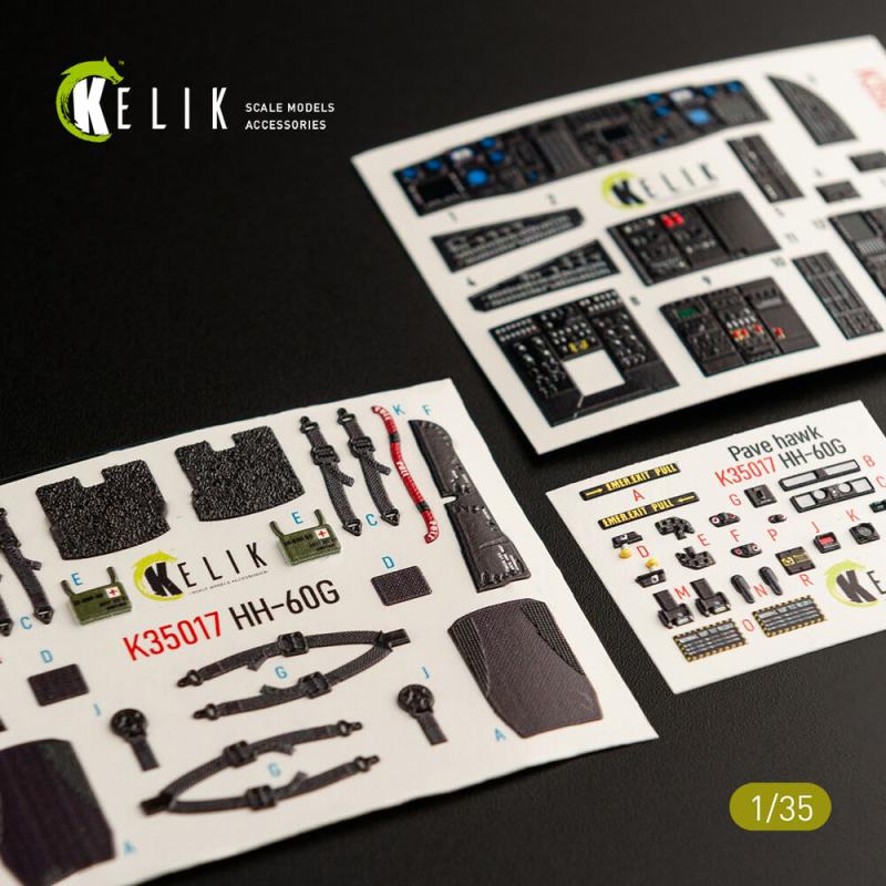 HH-60G Pave Hawk - Interior 3D-Decals [Kitty Hawk]