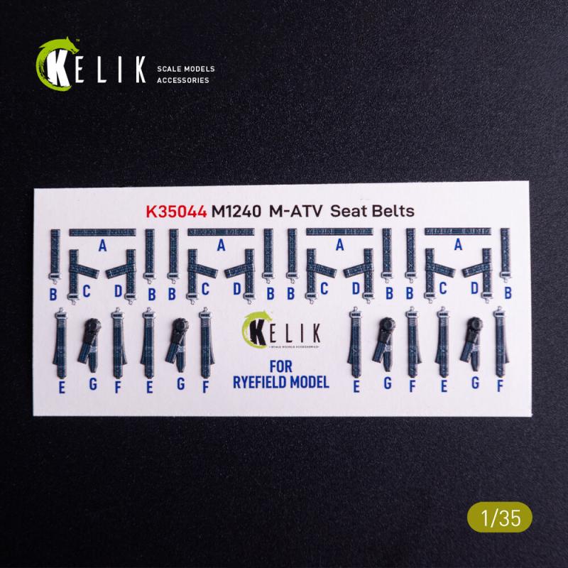 M1240A M-ATV - Seat belts - Interior 3D-Decals [RFM]