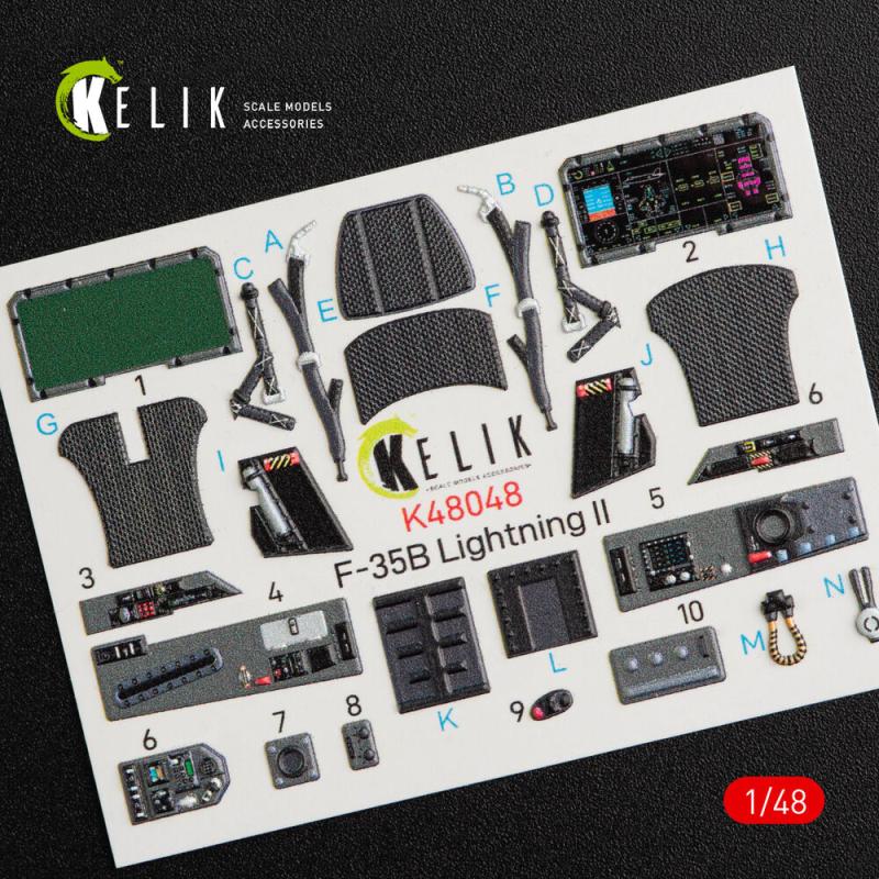 F-35B Lightning II - Interior 3D-Decals [Kitty Hawk]